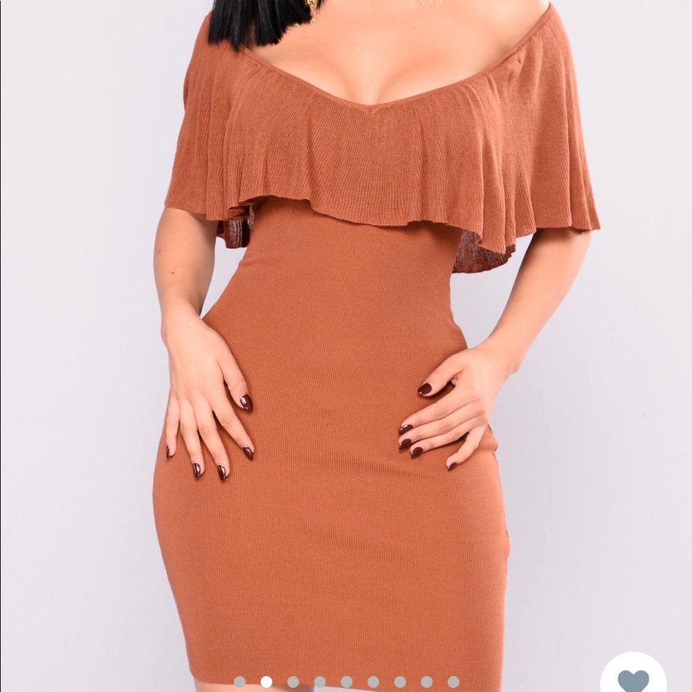 Fashion Bova Off the Shoulder sweater dress